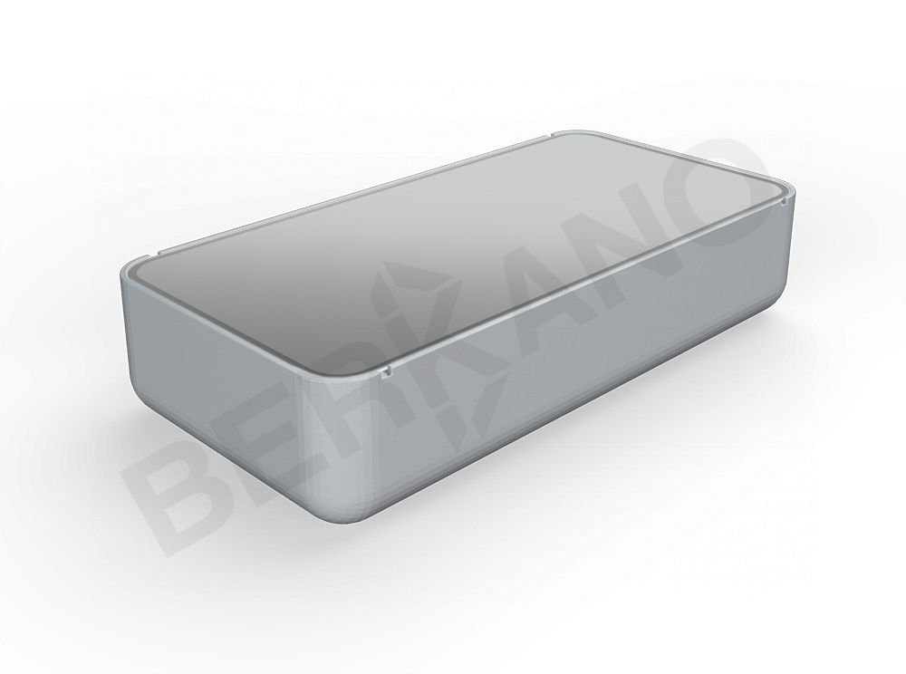 Стол Grace средний со стеклом серого цвета - фото 1