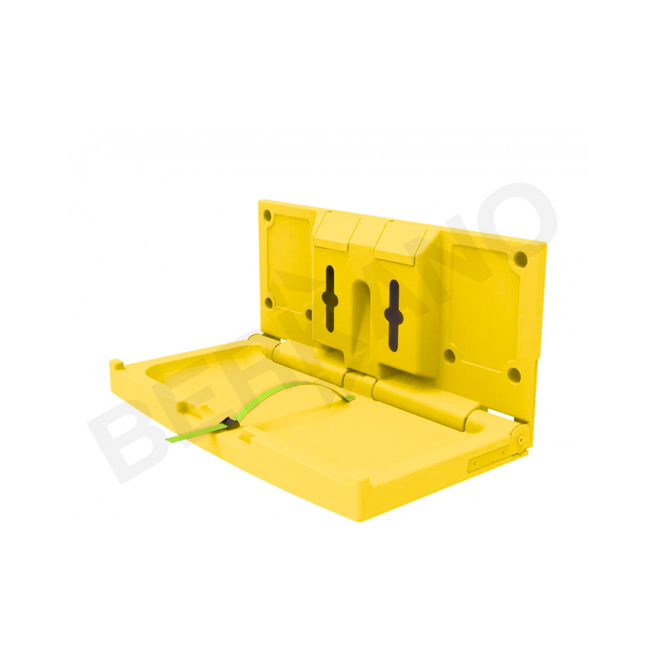 Пеленальный столик горизонтальный BERKANO Kids желтого цвета - фото 1