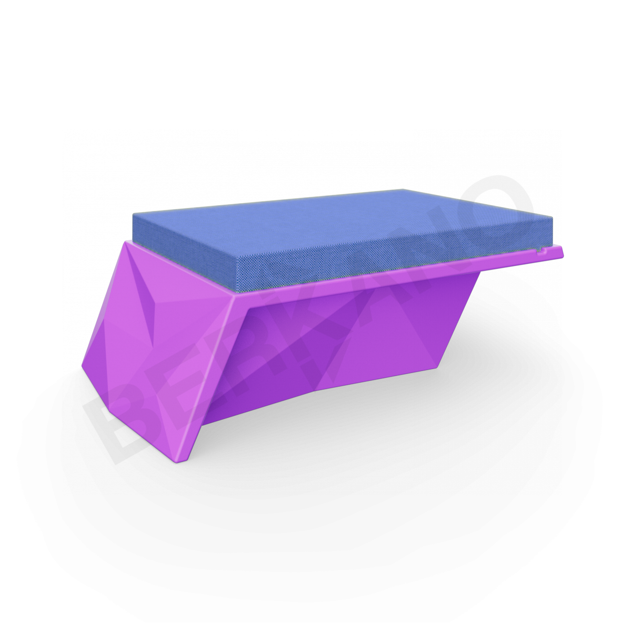 Угловой модуль Quaro с подушками сиреневого цвета / аксессуар темно-синего цвета - фото 1