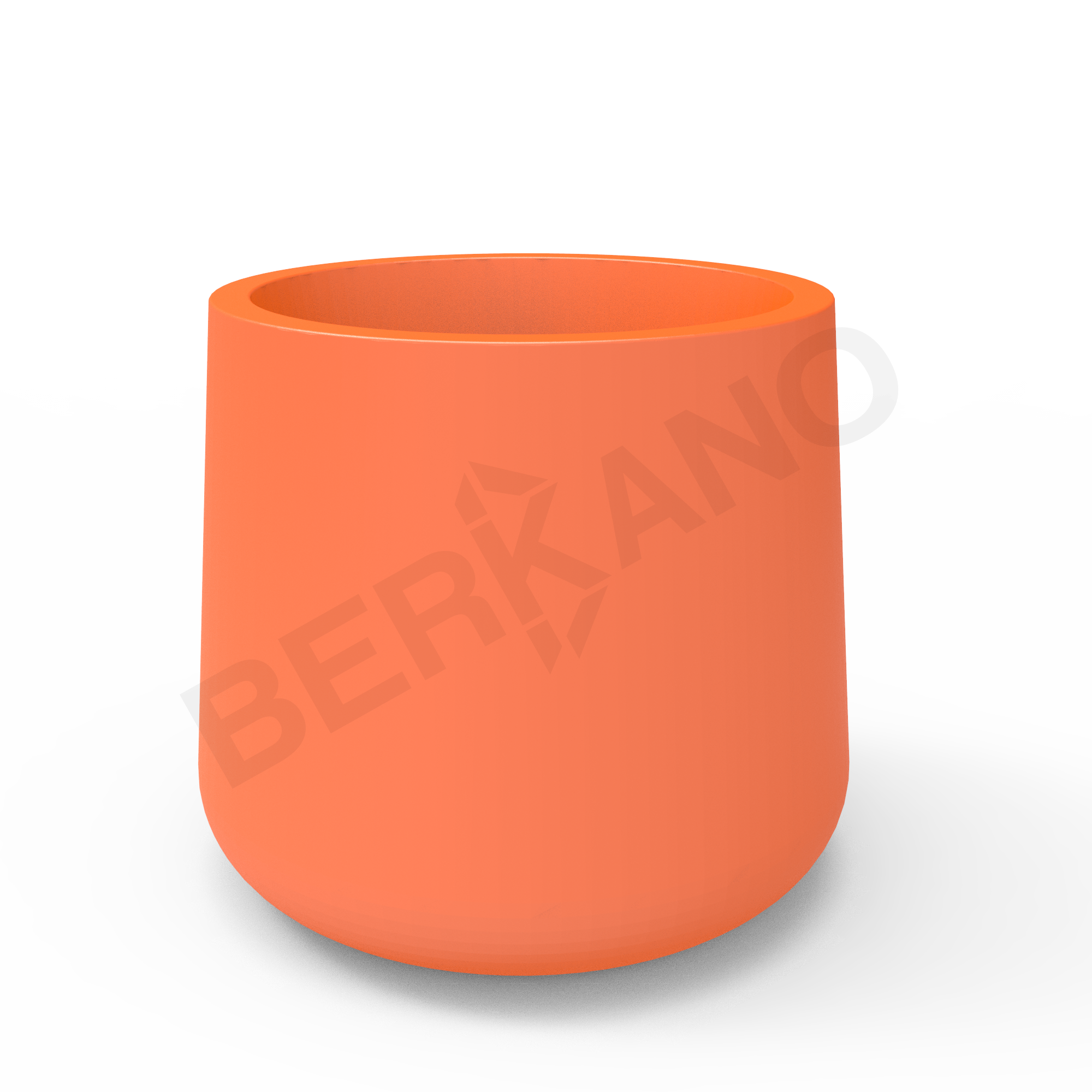 Кашпо Grace planter 110 оранжевого цвета - фото 1