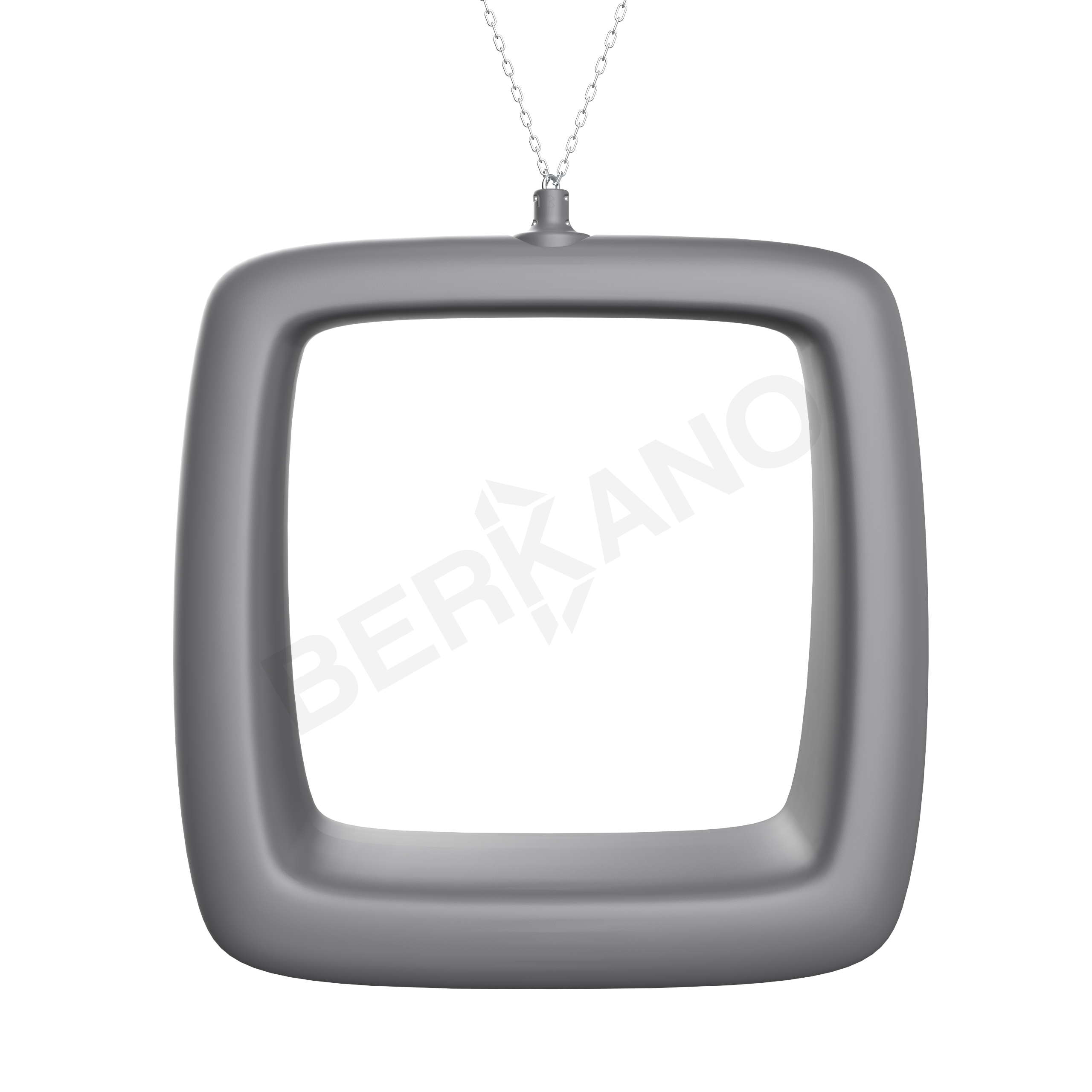 Арт-объект Moon Square графитового цвета - фото 1