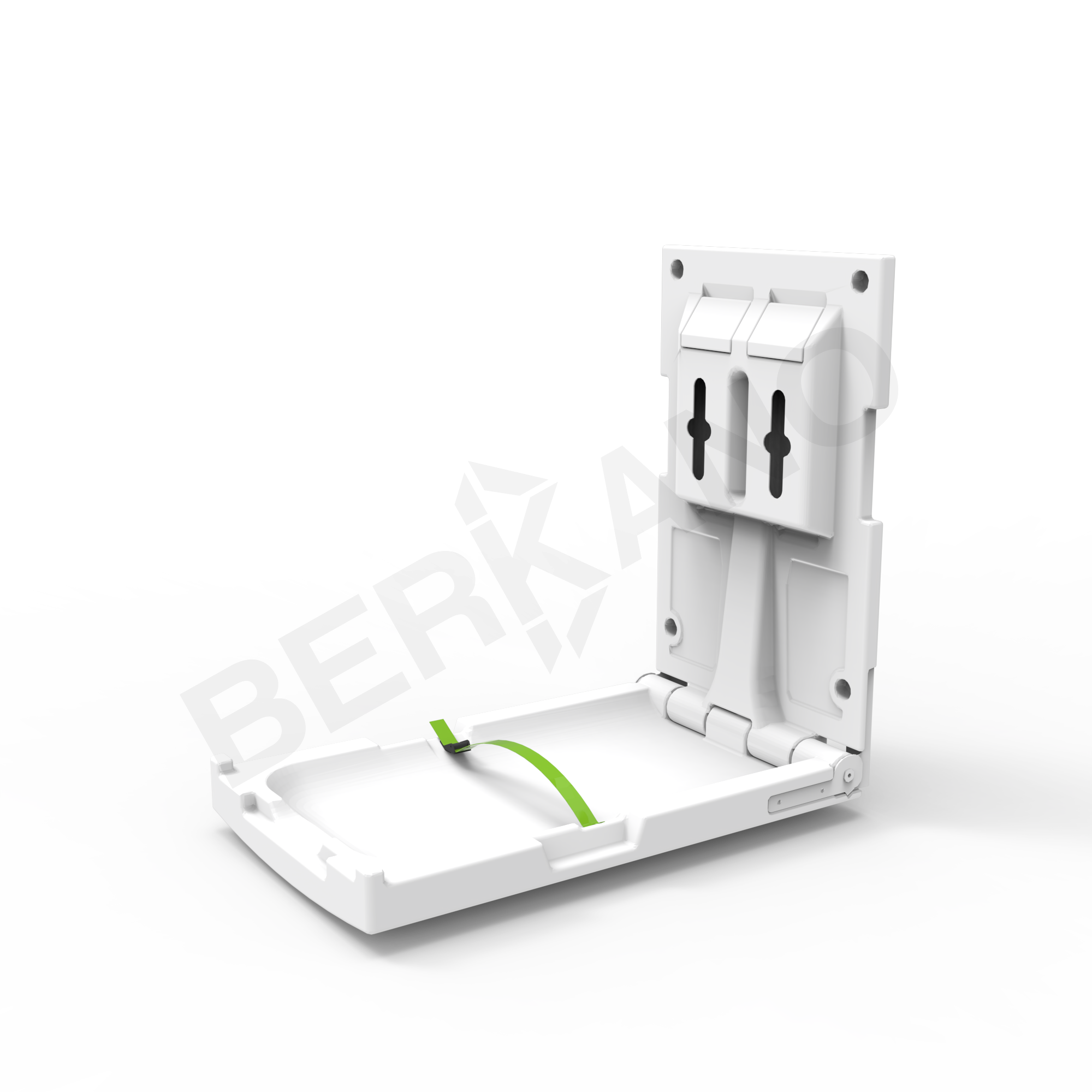 Пеленальный столик вертикальный BERKANO Kids белого цвета