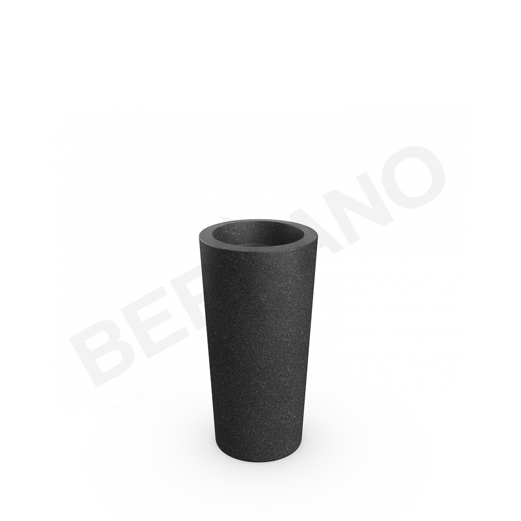 Кашпо Keila 70 DB цвета черный гранит - фото 1