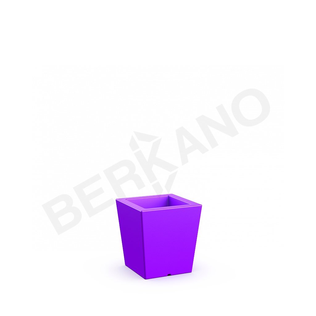 Кашпо Trapezio 42V DB сиреневого цвета - фото 1