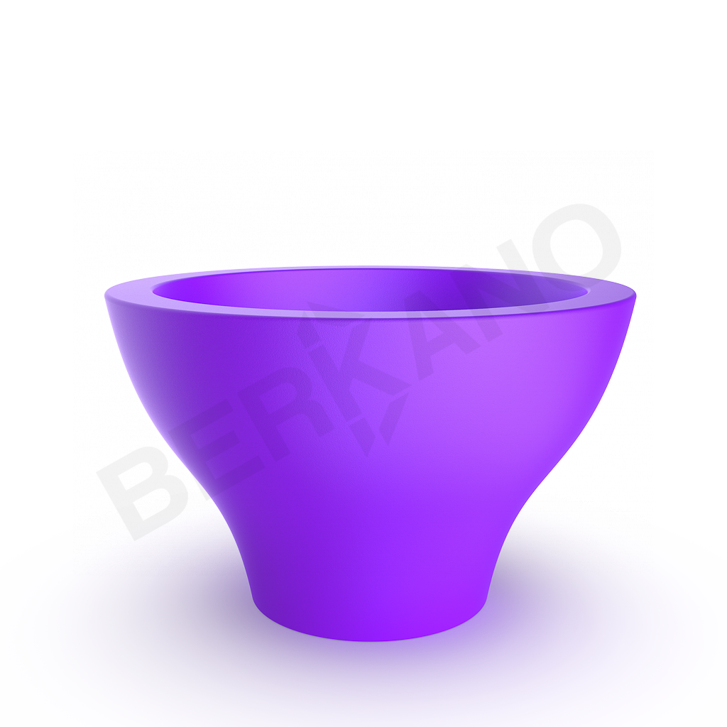 Кашпо Vetro 75 DB сиреневого цвета - фото 1
