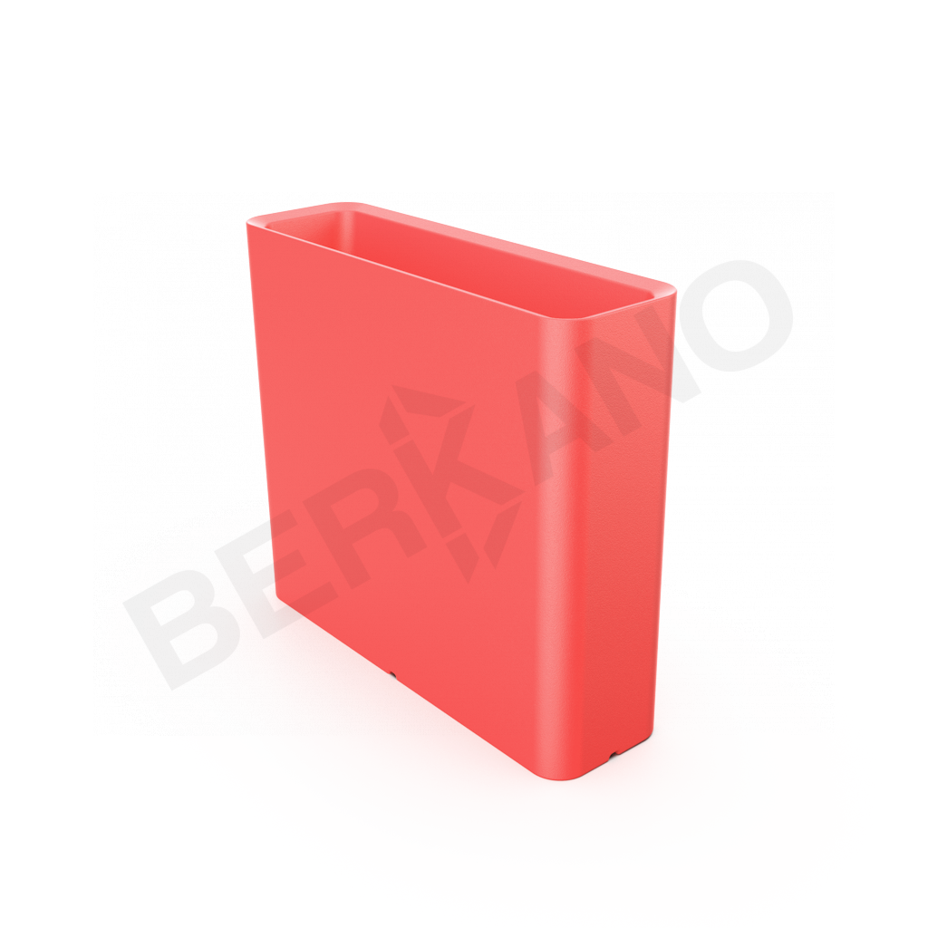 Кашпо Vittorio 80 DB красного цвета - фото 1