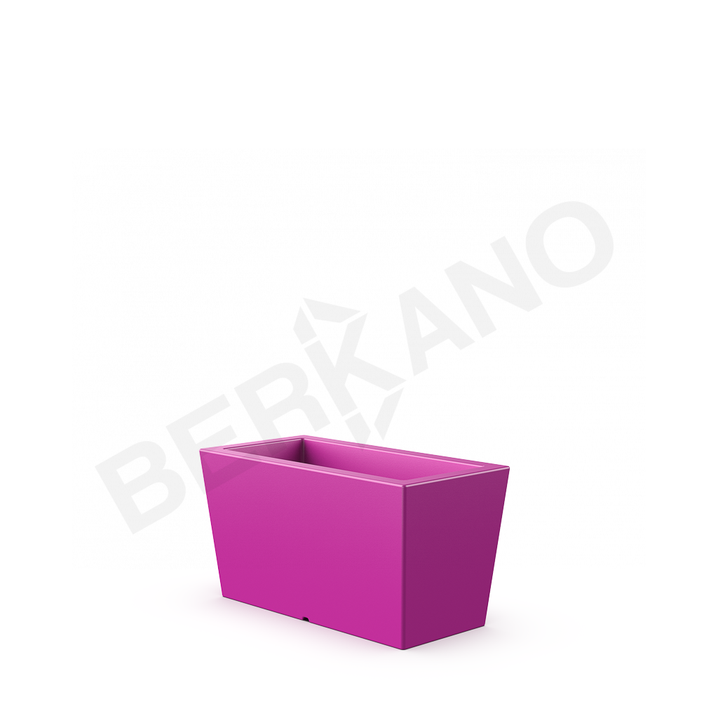Кашпо Trapezio 42H DB фиолетового цвета - фото 1