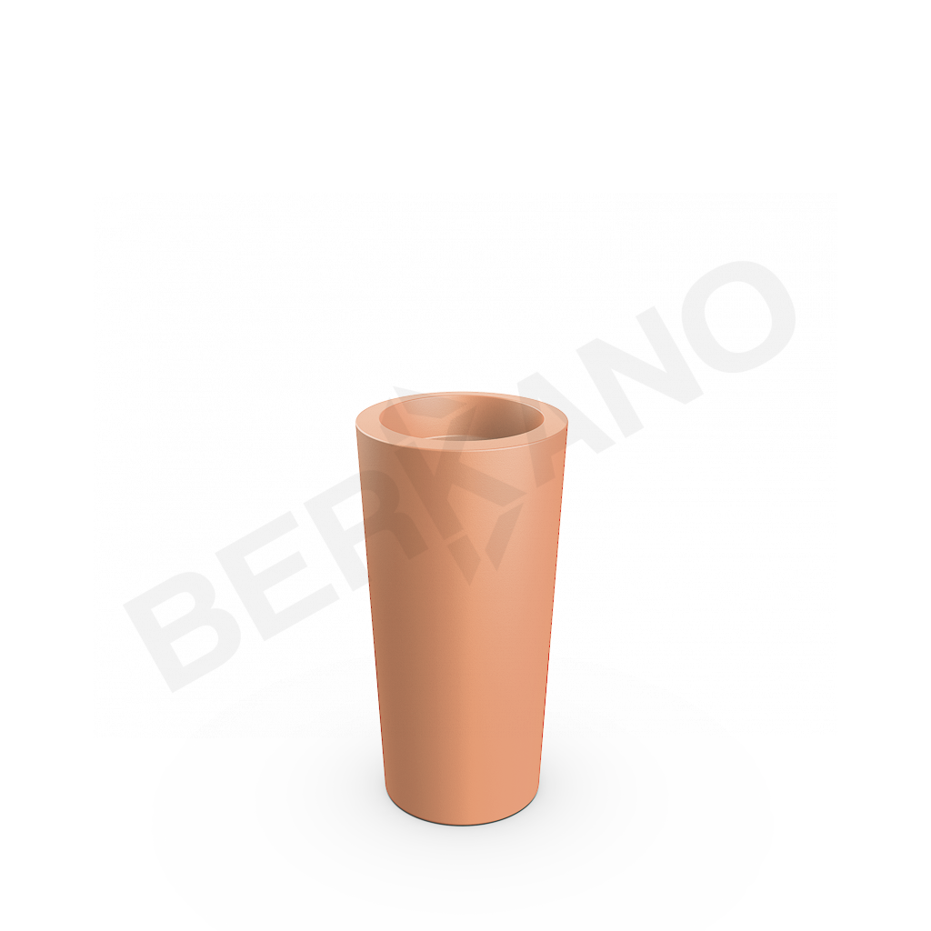 Кашпо Keila 70 DB терракотового цвета - фото 1