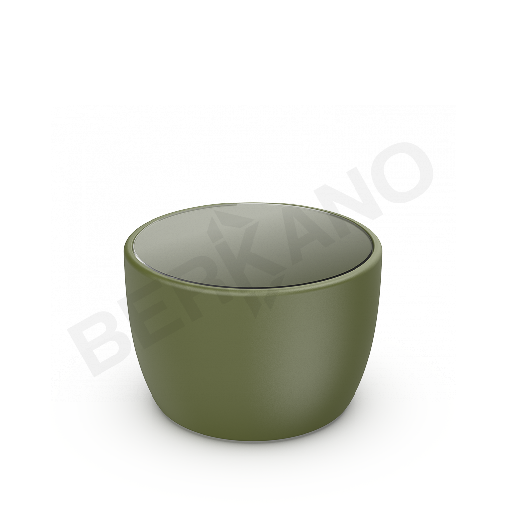 Стол Wave с стеклом Olive green - фото 1