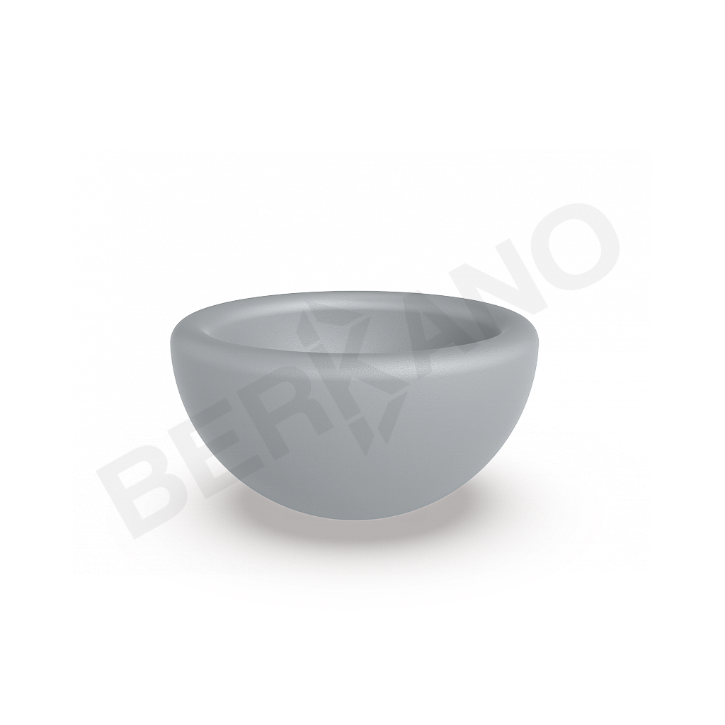 Кашпо Segmento 30 DB серого цвета - фото 1