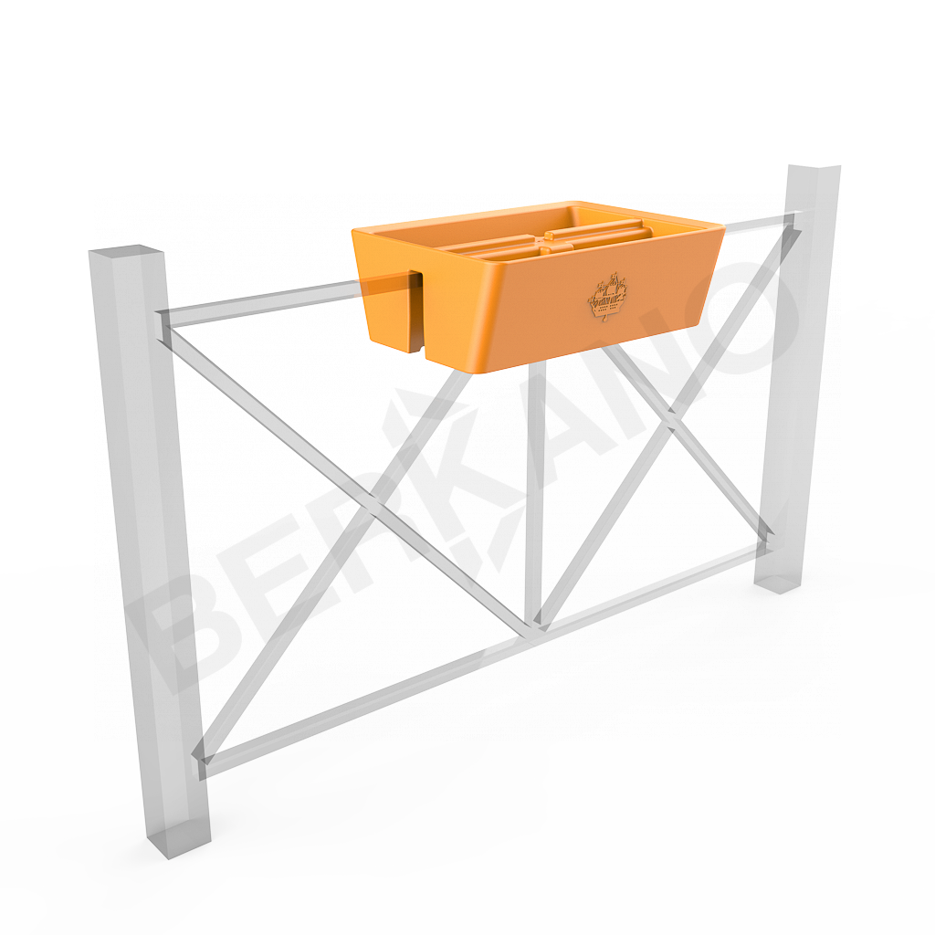 Кашпо Pabellon 24 оранжевого цвета - фото 1