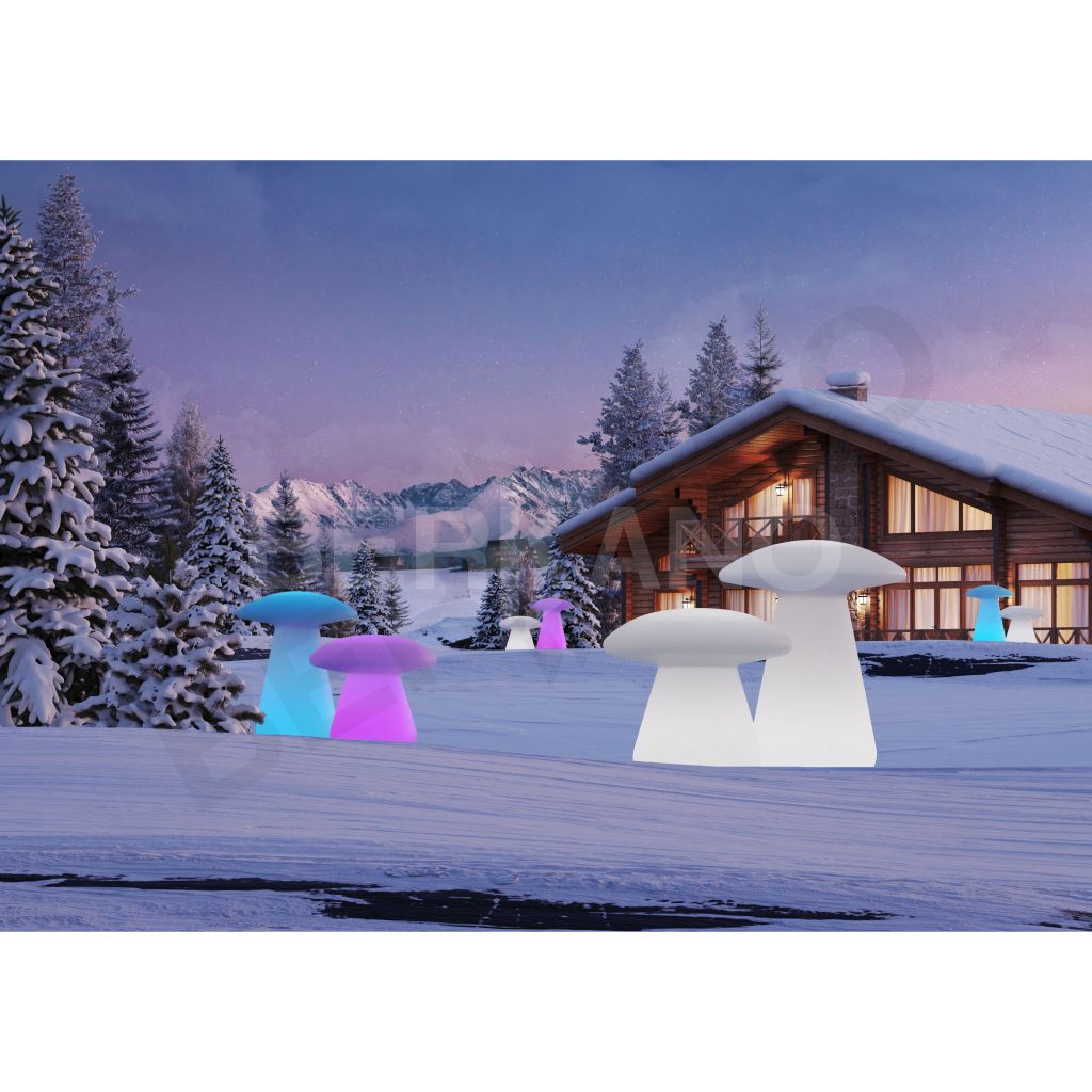 Светильник Fungo 115 белого цвета RGB - фото 3