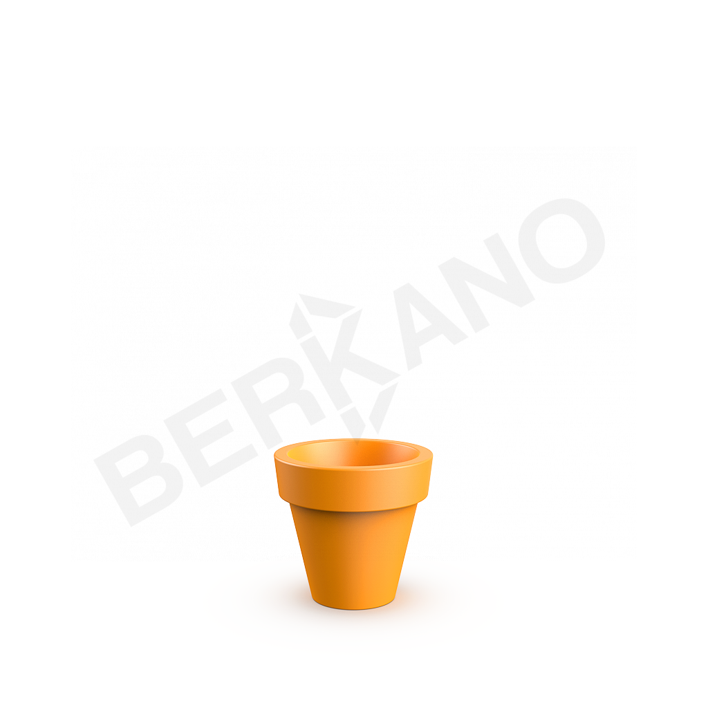 Кашпо classic 45 DB оранжевого цвета - фото 1