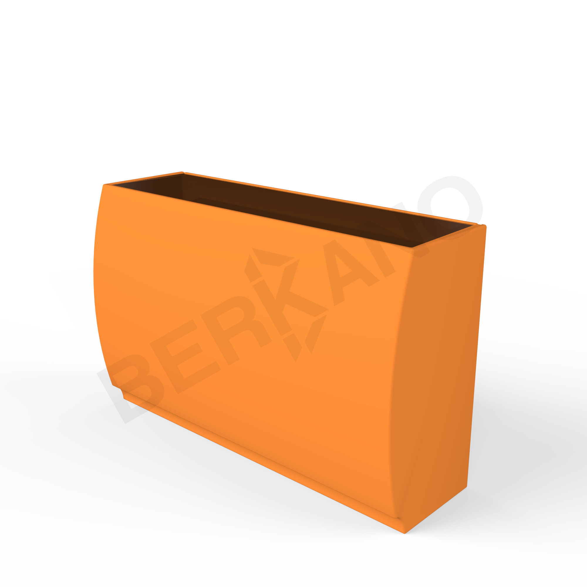 Барная стойка Grace Bar прямая оранжевого цвета - фото 1