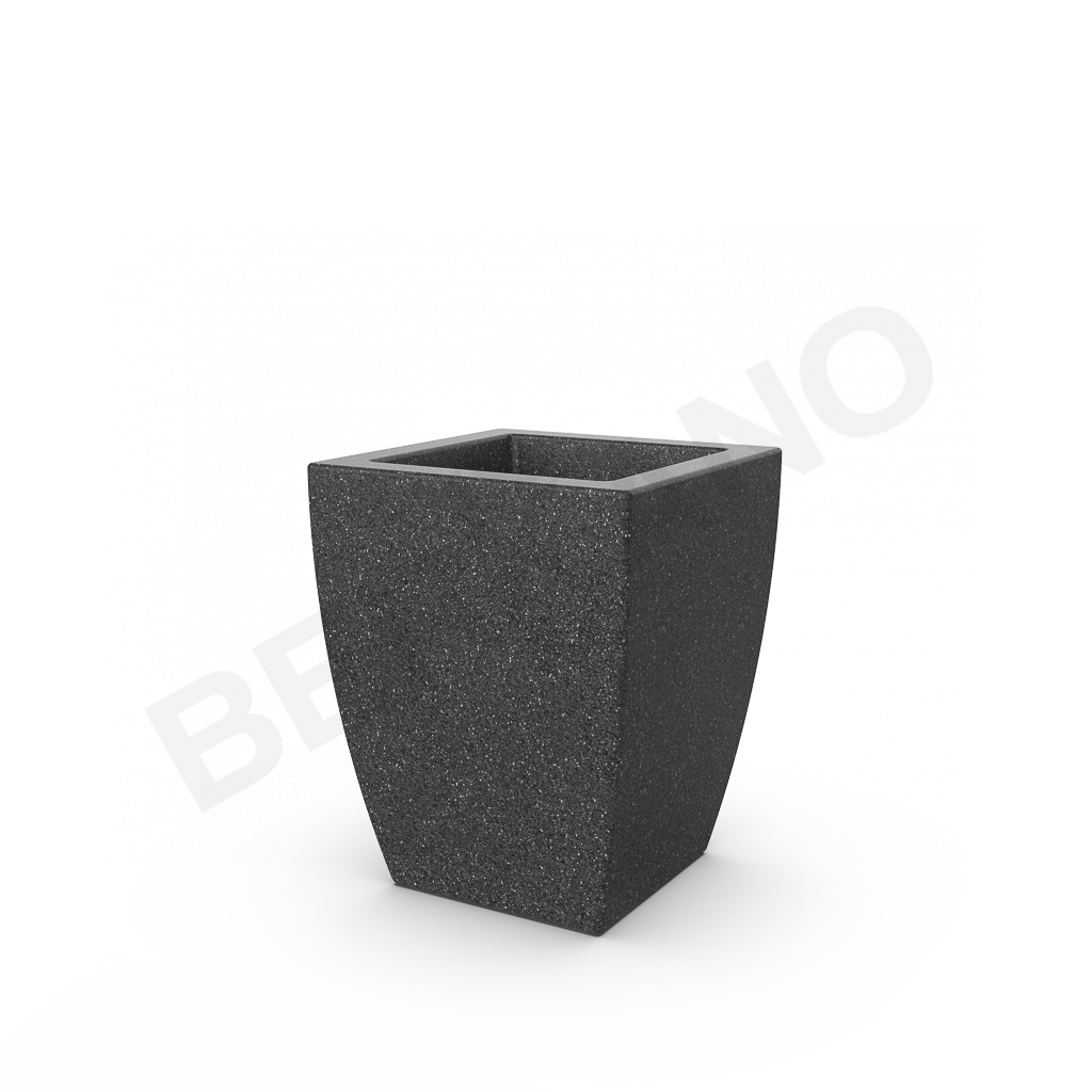 Кашпо Tenero 50 DB цвета черный гранит - фото 1