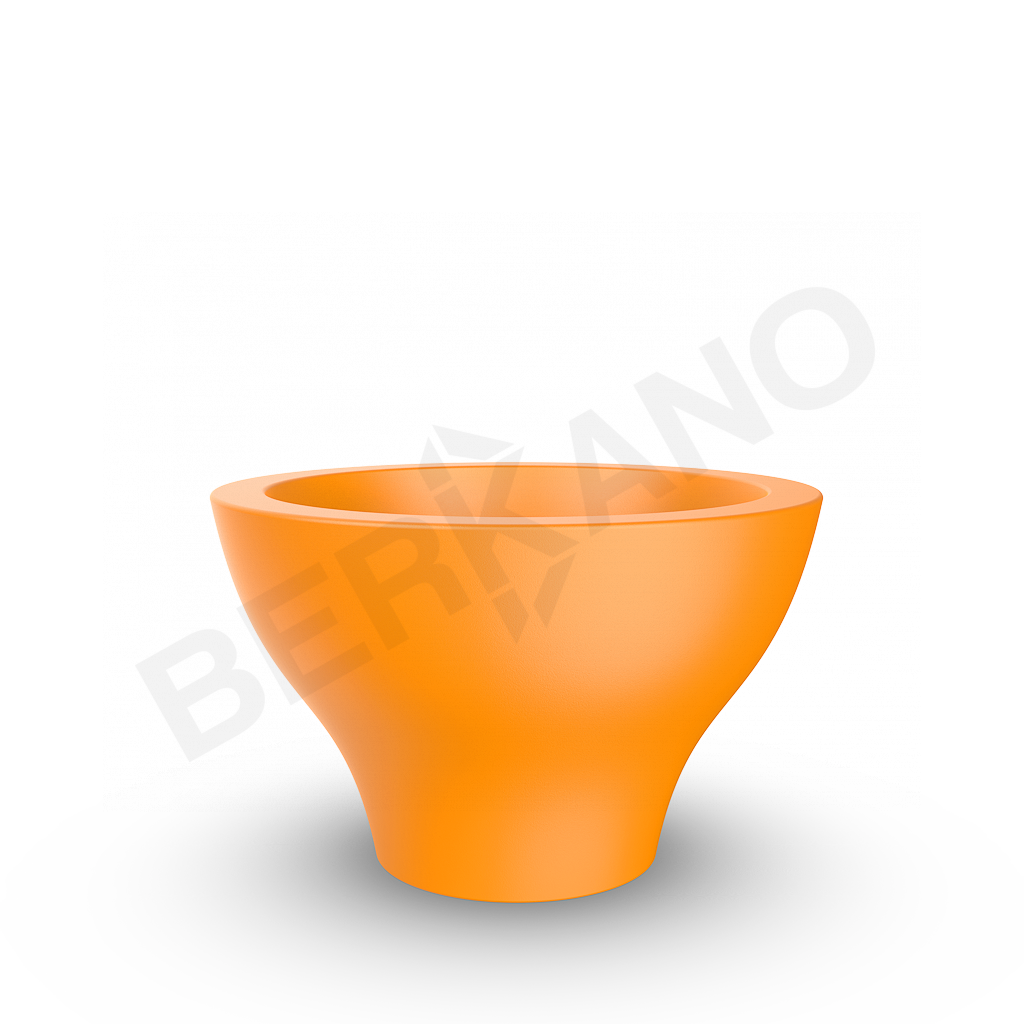 Кашпо Vetro 50 оранжевого цвета - фото 1