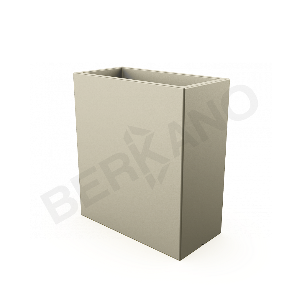 Кашпо Cubric 90*80 DB бежевого цвета - фото 1