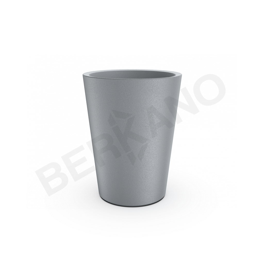 Кашпо Bloom 44 DB серого цвета - фото 1