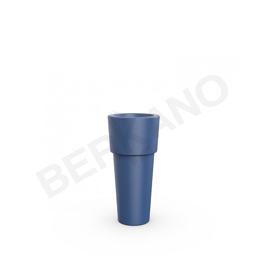 Кашпо Ray 60 синего цвета - фото 1