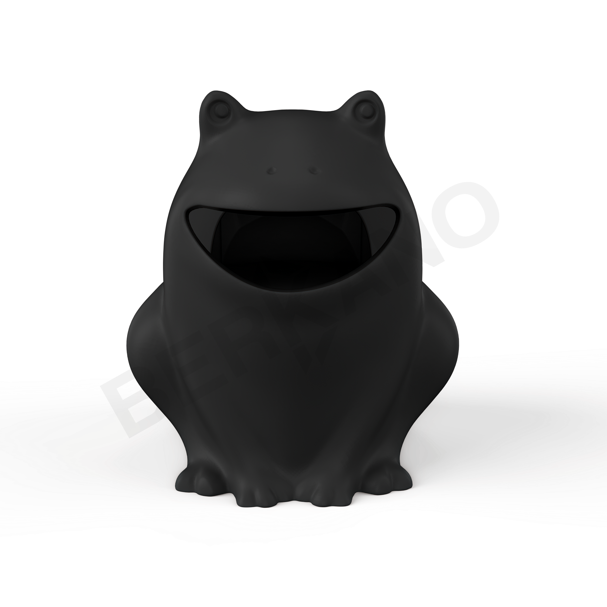Урна детская BERKANO Frog черного цвета - фото 1