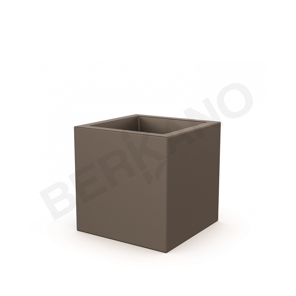 Кашпо Quarter 50 DB кофейного цвета - фото 1