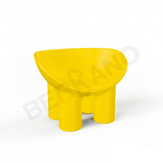 Кресло SLON Kids желтого цвета - фото 1