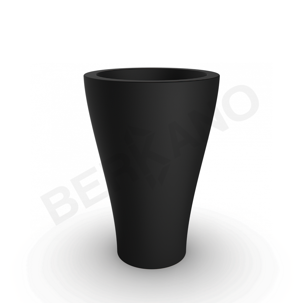 Кашпо Vetro 100 DB черного цвета - фото 1