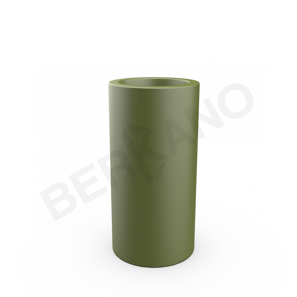 Кашпо Cilindro 80 DB темно-зеленого цвета - фото 1