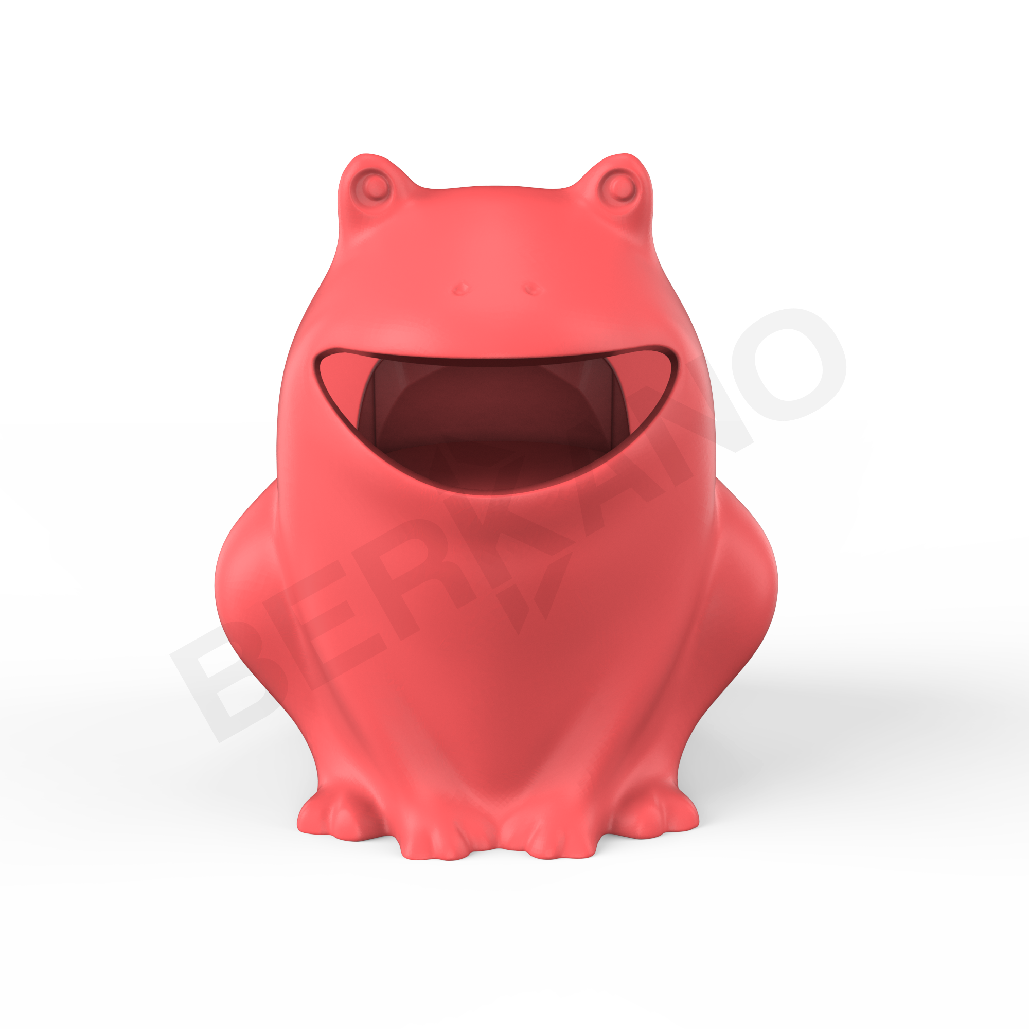 Урна детская BERKANO Frog красного цвета - фото 1