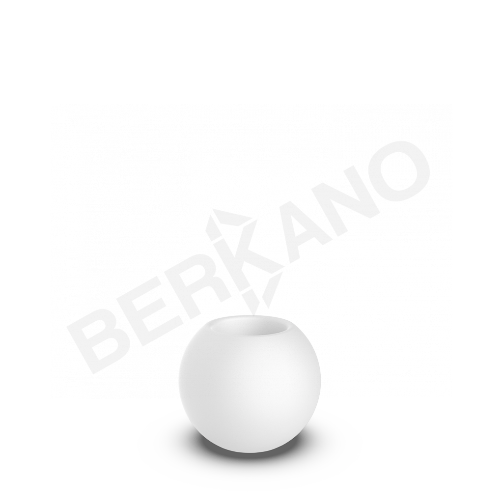 Кашпо Terra 30 DB белого цвета - фото 1