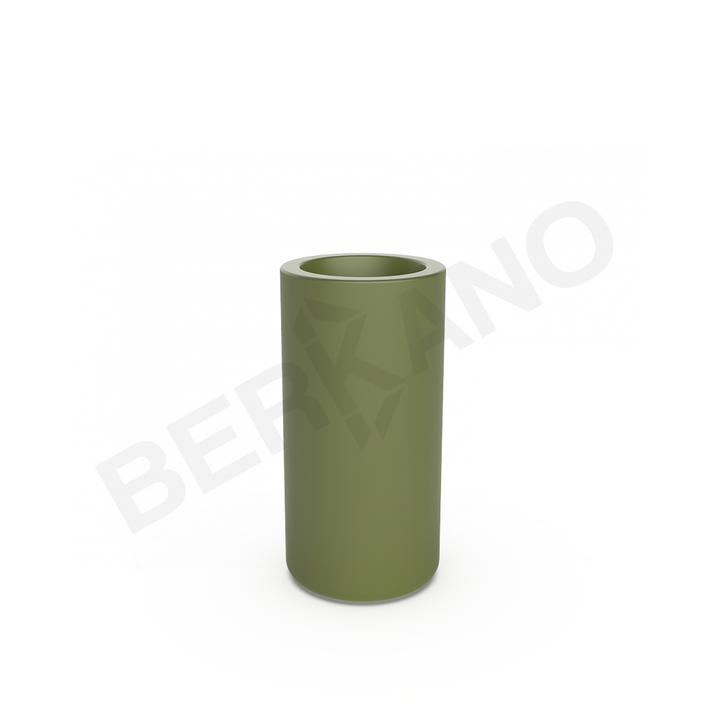 Кашпо Smoov Planter Cylinder DB темно-зеленого цвета - фото 1