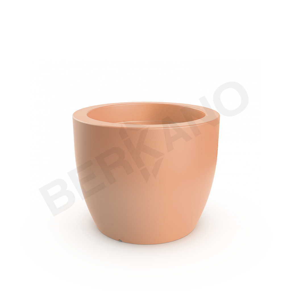 Кашпо Tigel 50 терракотового цвета - фото 1
