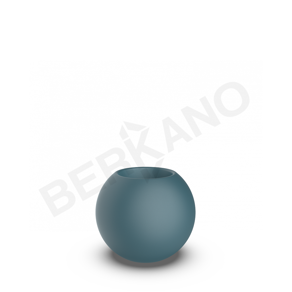 Кашпо Terra 40 DB бирюзового цвета - фото 1