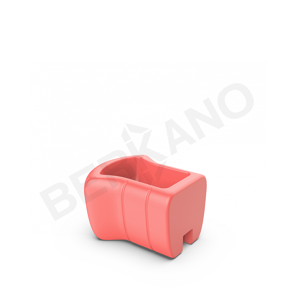 Кашпо-соединитель Y-seat tip DB красного цвета - фото 1