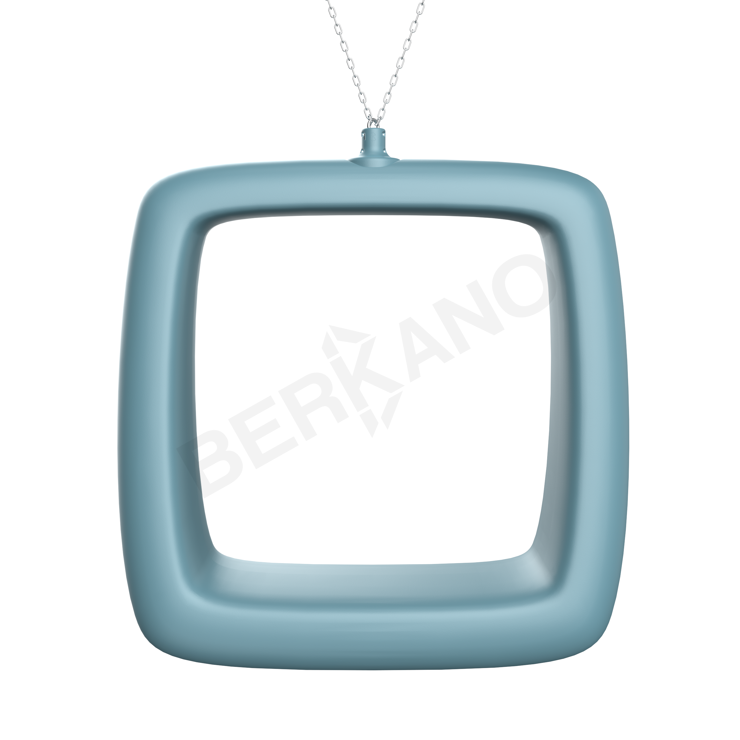 Арт-объект Moon Square бирюзового цвета - фото 1