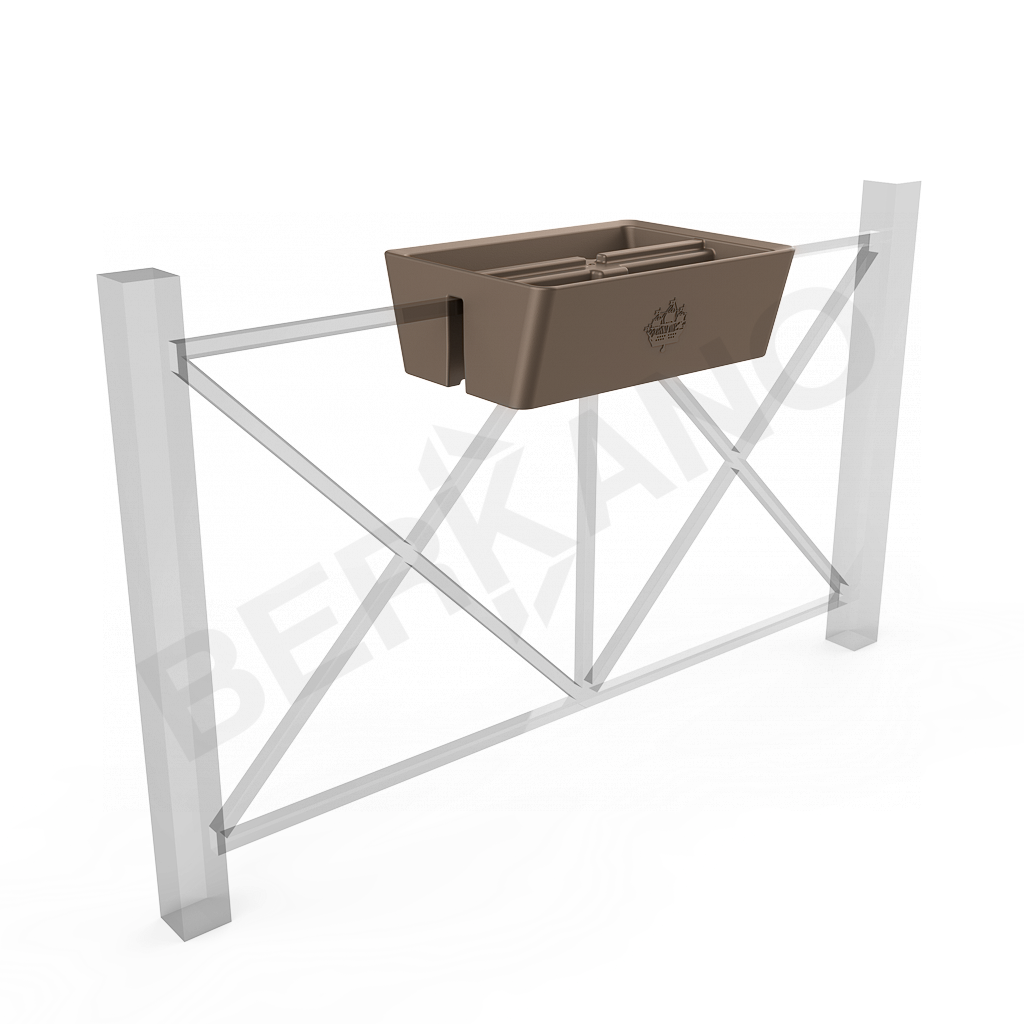 Кашпо Pabellon 24 кофейного цвета - фото 1