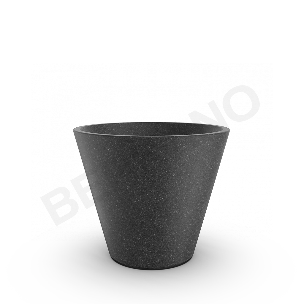 Кашпо Bliss 50 Black Granite - фото 1