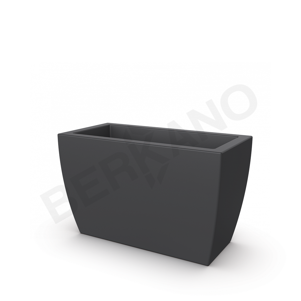 Кашпо Tenero 50H графитового цвета - фото 1