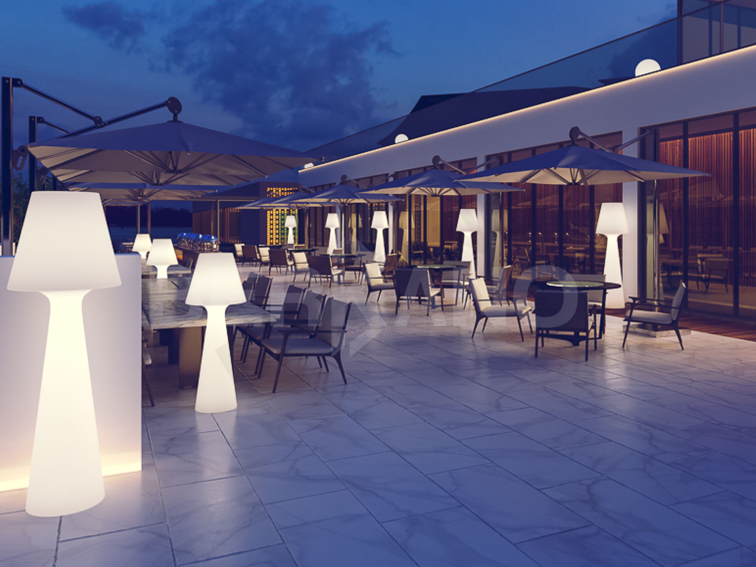 Торшер Nostalgie 200 белого цвета  - фото 2