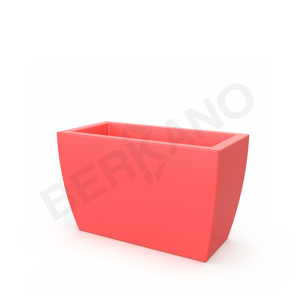 Кашпо Tenero 50H DB красного цвета - фото 1