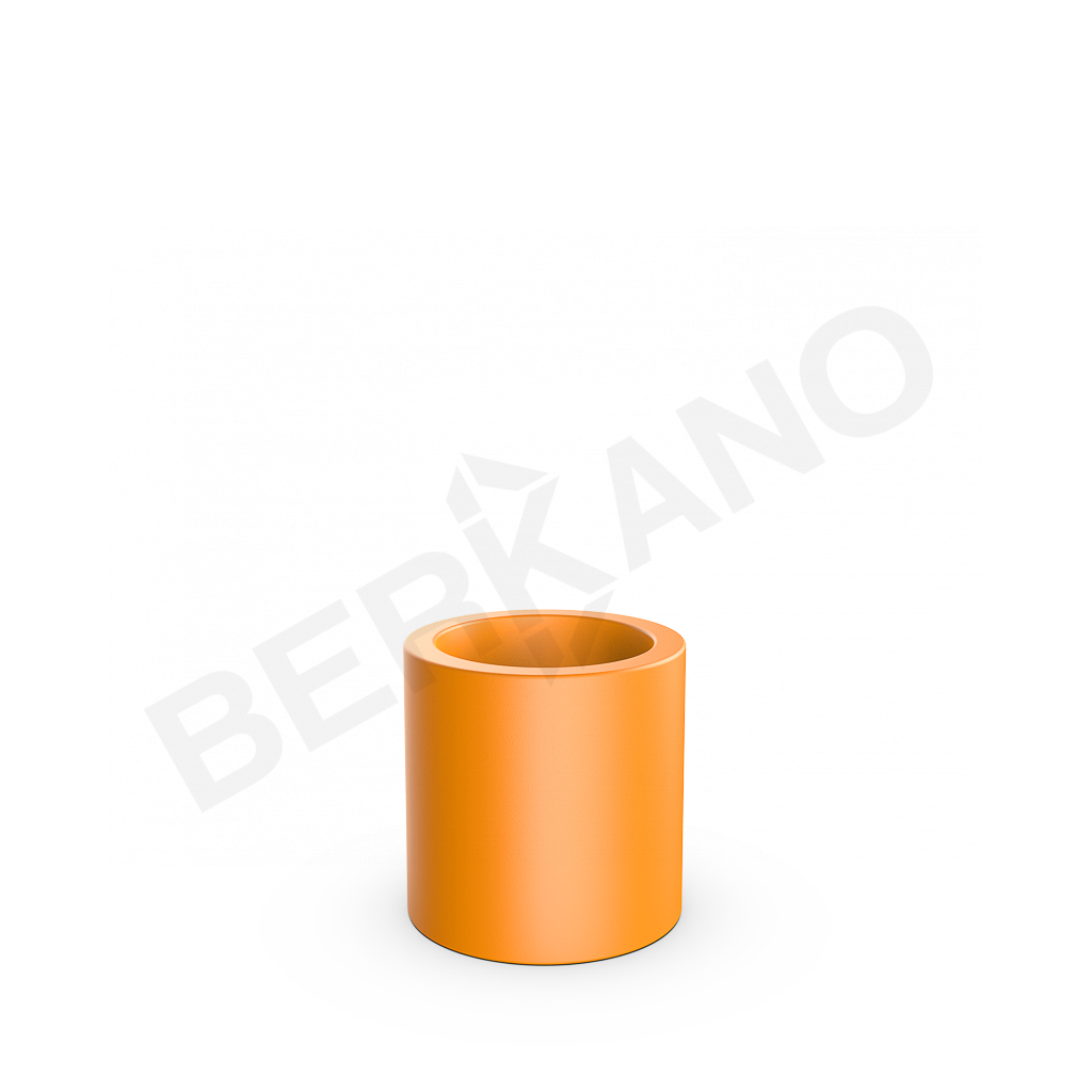 Кашпо Cilindro 40 DB оранжевого цвета - фото 1