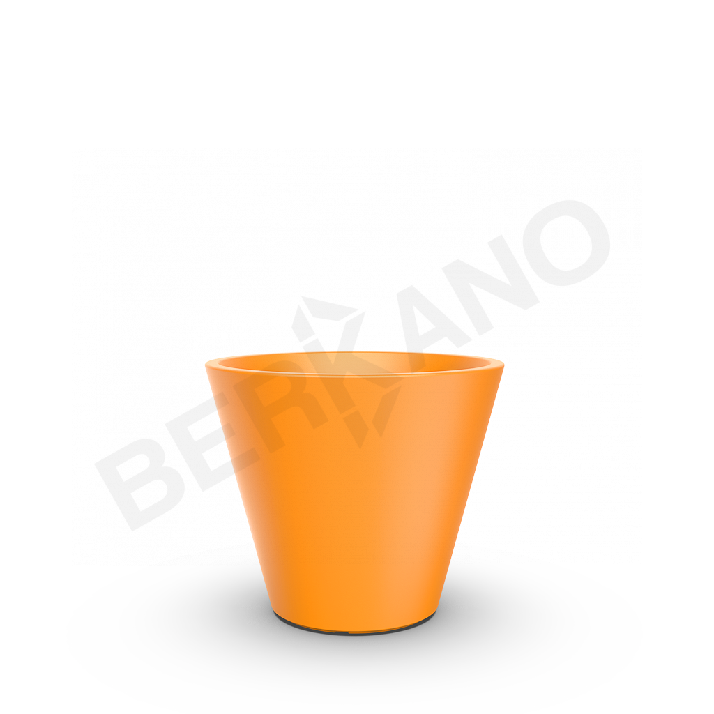 Кашпо Bliss 42 DB оранжевого цвета - фото 1