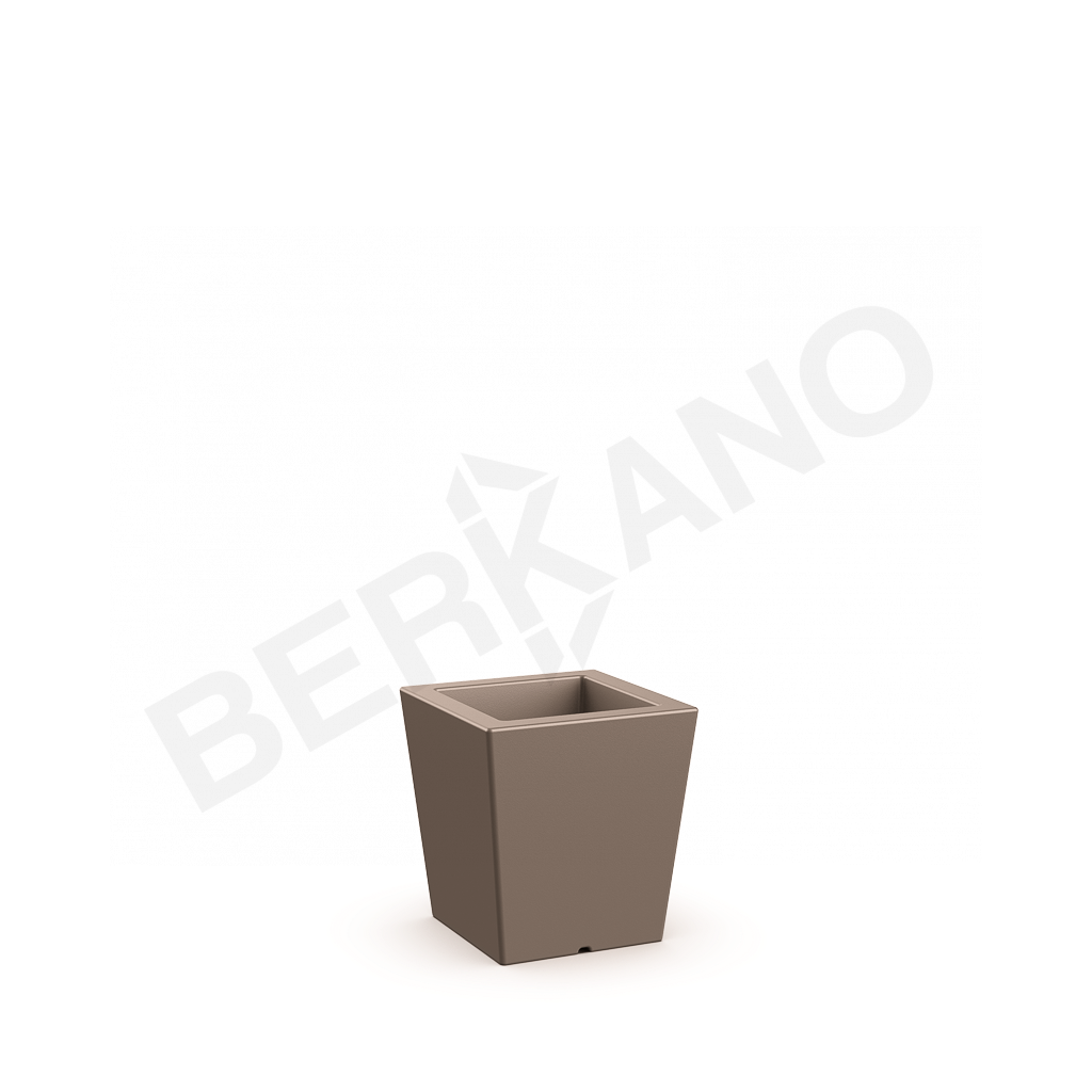 Кашпо Trapezio 42V DB кофейного цвета - фото 1