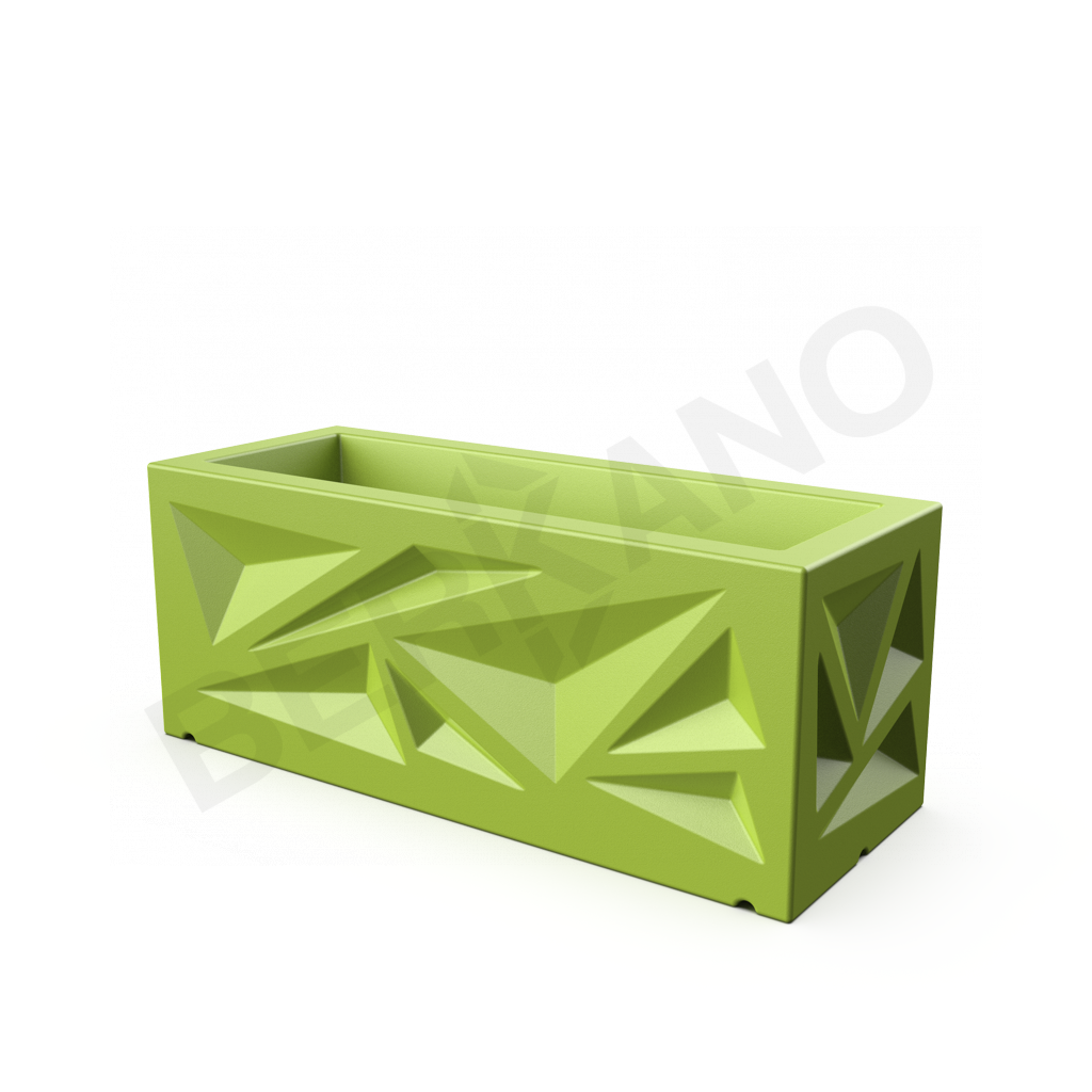 Кашпо Icelandic Horizontal DB зеленого цвета - фото 1