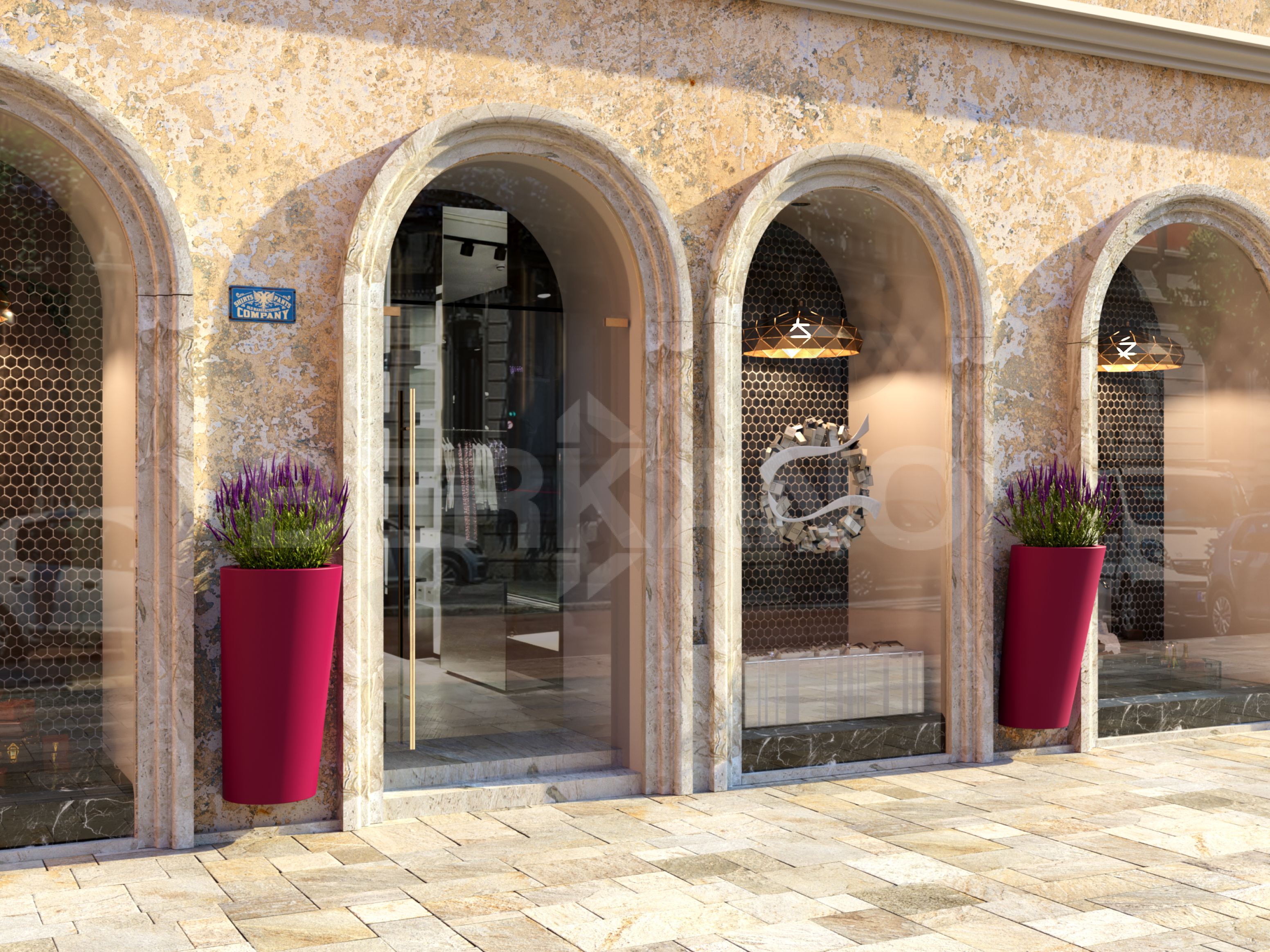 Кашпо Parette 90 DB сиреневого цвета - фото 2