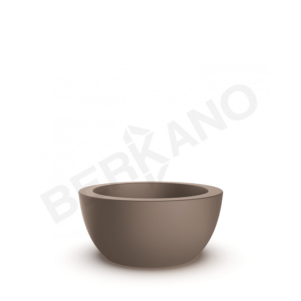 Кашпо Vetro 32 кофейного цвета - фото 1