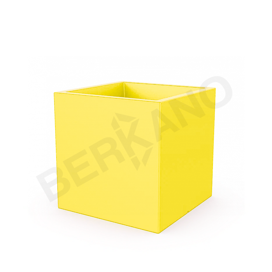 Кашпо Quarter 70 DB желтого цвета - фото 1