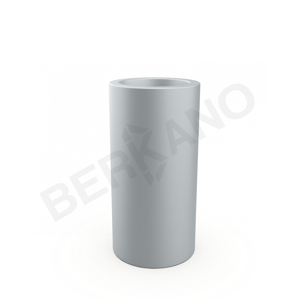 Кашпо Cilindro 80 DB серого цвета - фото 1