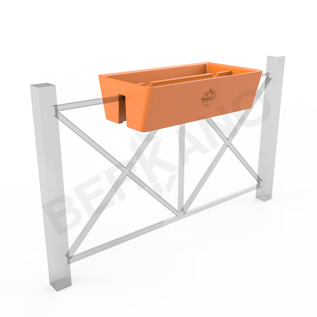 Кашпо Pabellon 27 оранжевого цвета - фото 1