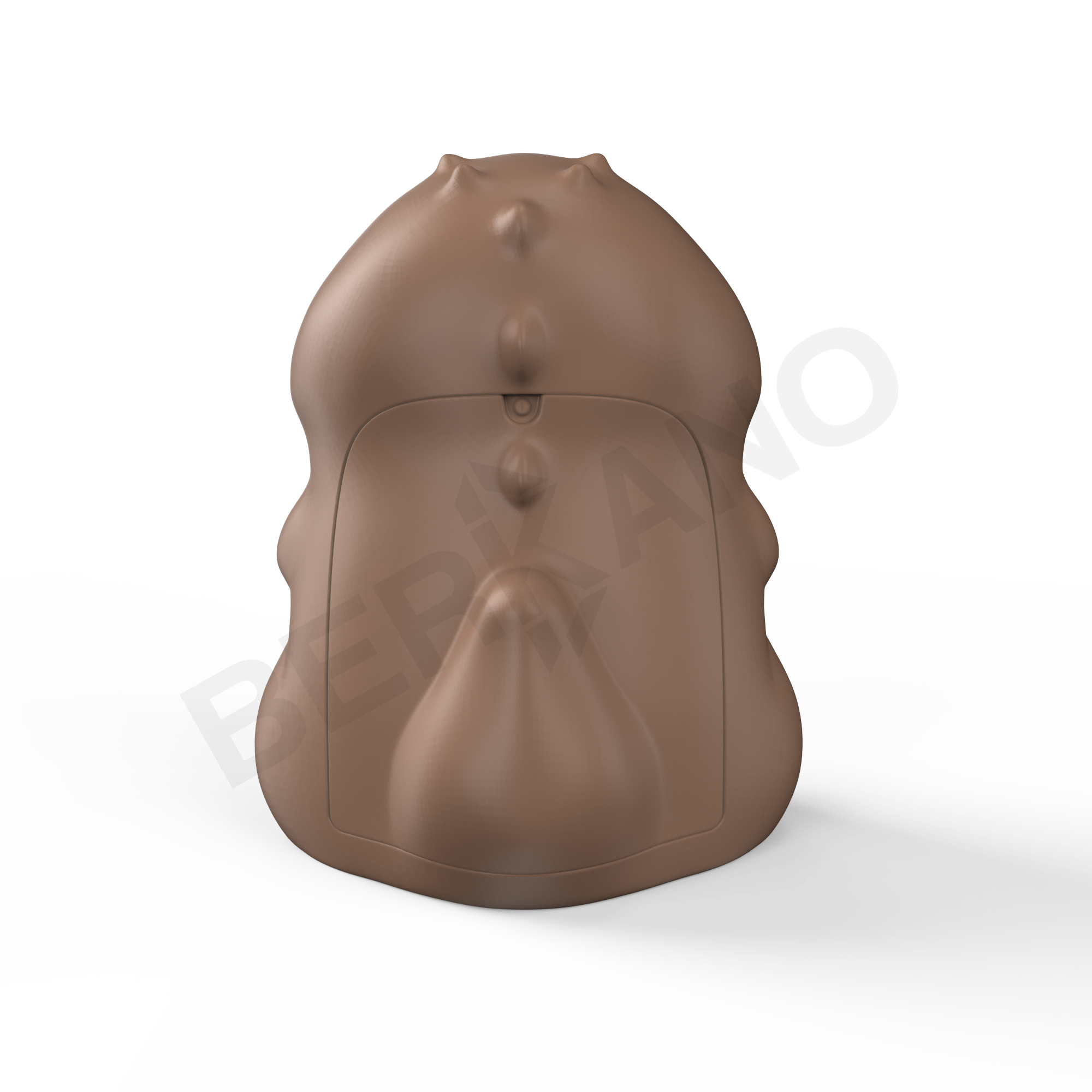 Урна детская BERKANO Croc коричневого цвета - фото 2